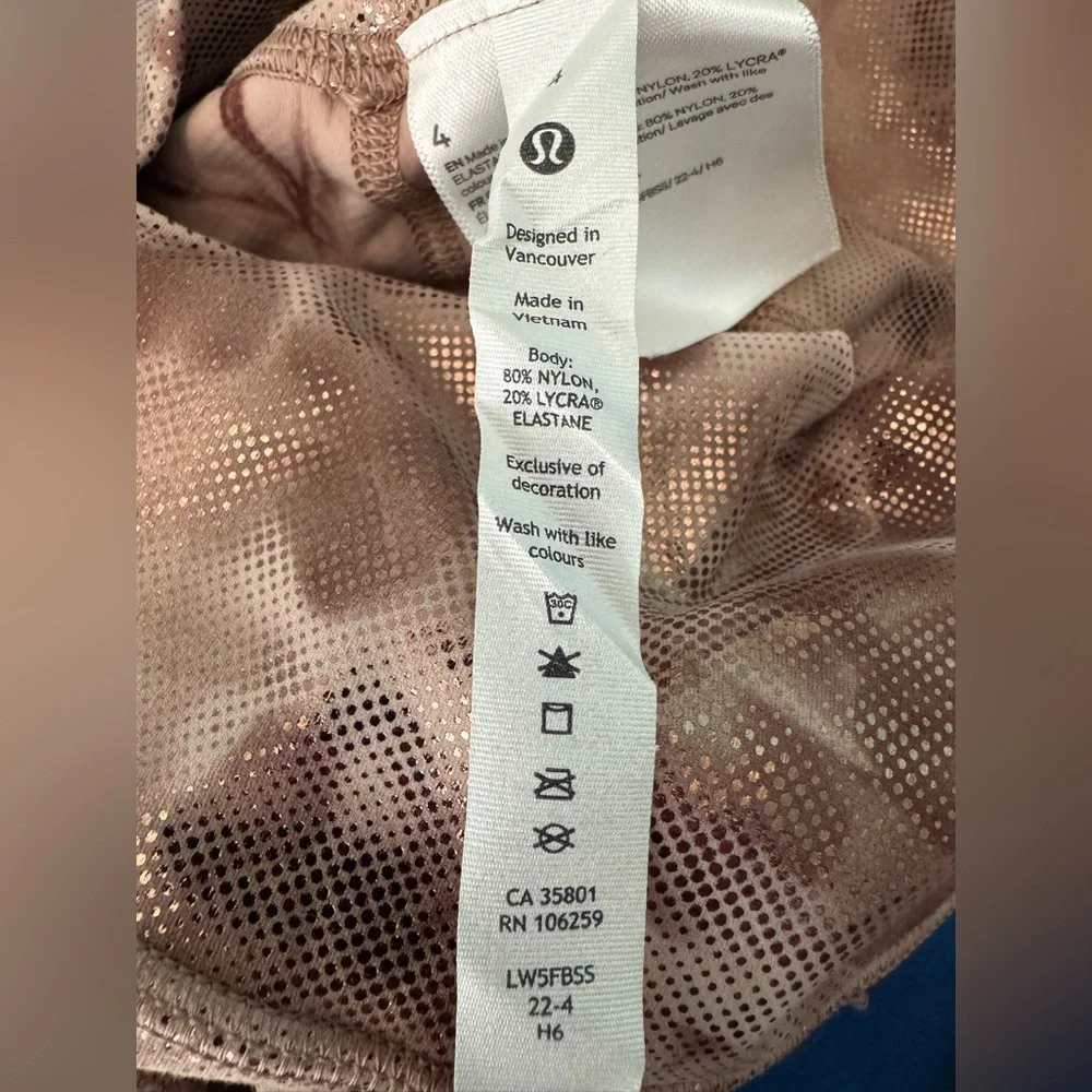 NWOT Lululemon Align High-Rise Pant 25" *Shine Diamond Dye Misty Shell C… - Picture 11 of 11